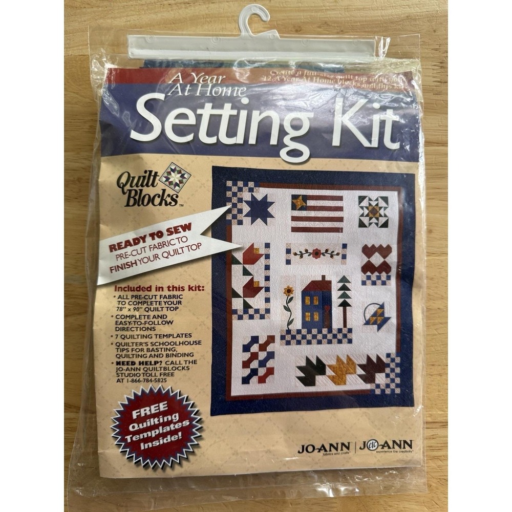 Joann A YEAR AT HOME Setting Kit - Sealed New In Packaging HTF VTG 2001